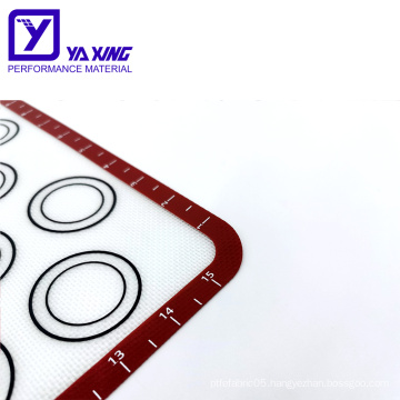 fiberglass silicone macaron mat  Customized large silicone pastry mat